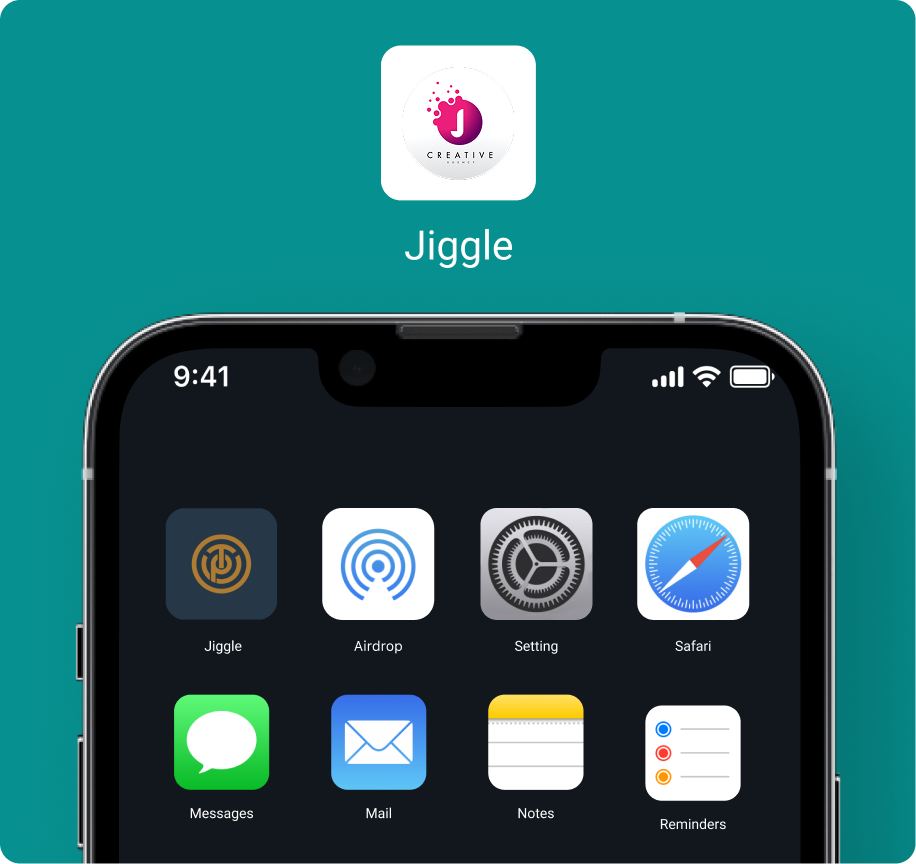 Jiggle app screens