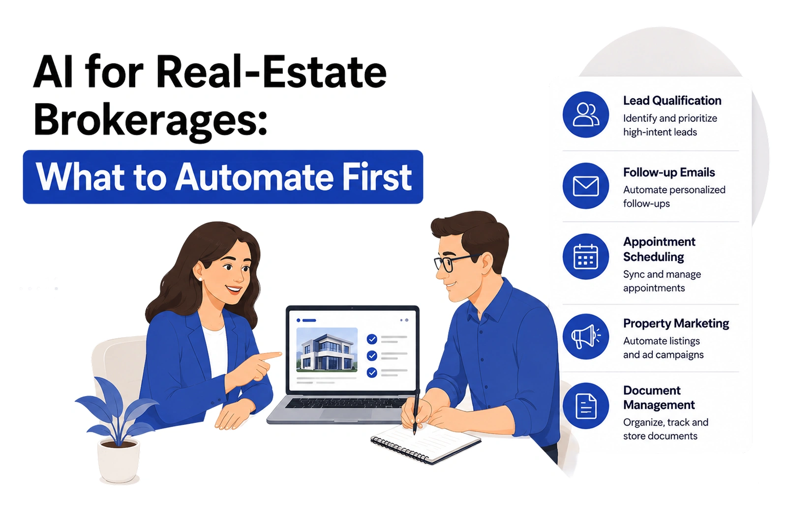 AI for Real-Estate Brokerages: What to Automate First
