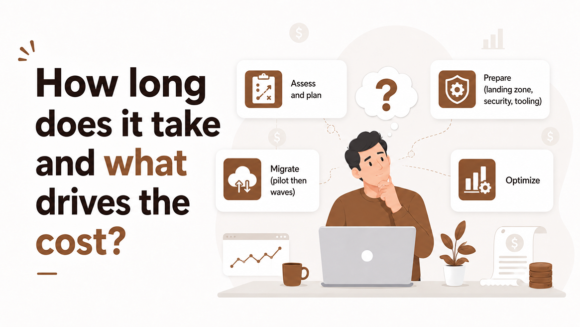 How long does it take and what drives the cost?