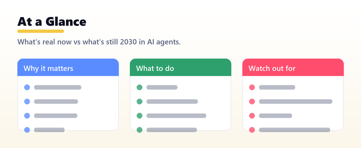 Decade of agents - what is real now versus what is 2030 - Shanti Infosoft