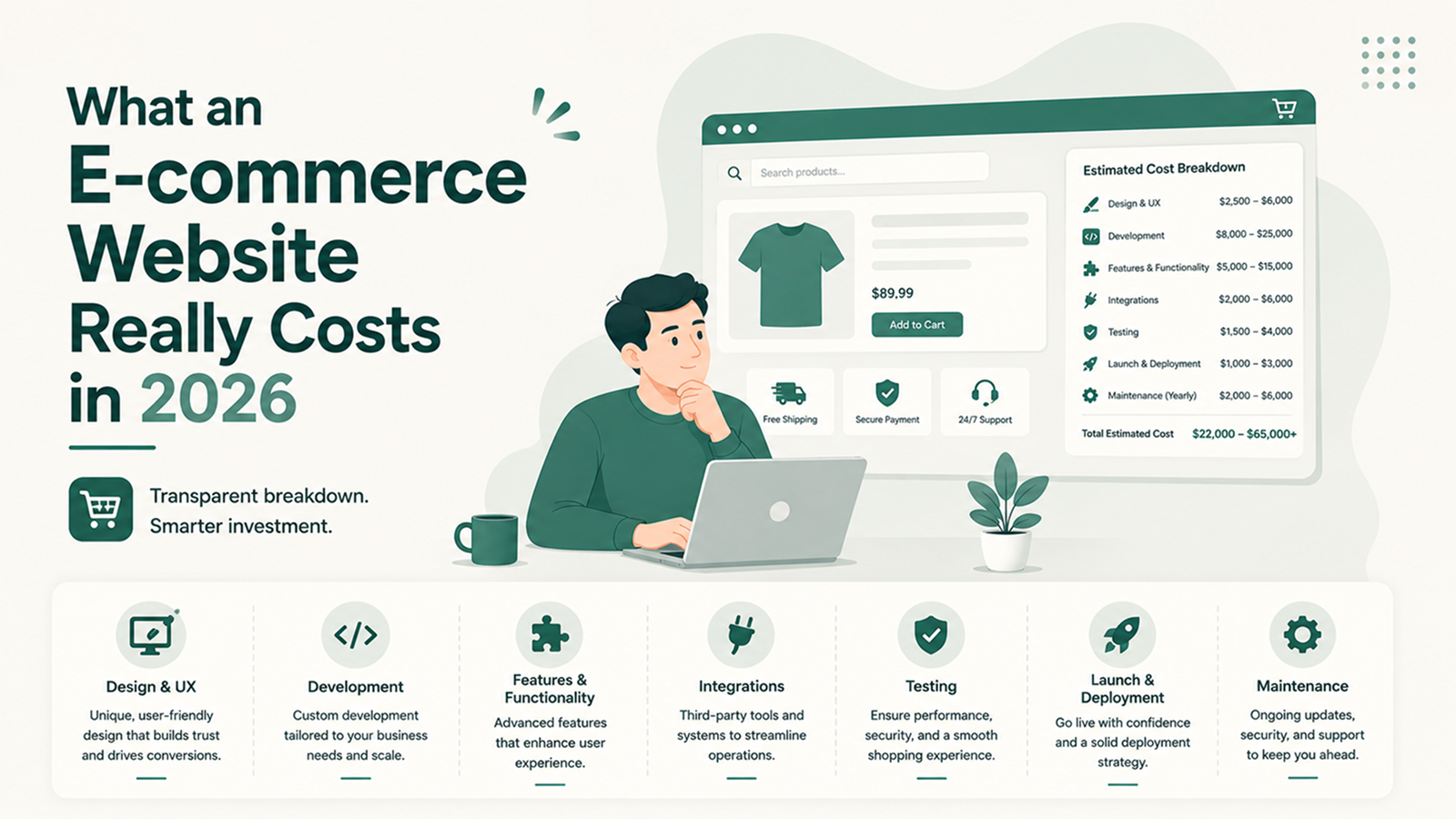 What an E-commerce Website Really Costs in 2026 - Shanti Infosoft 2026