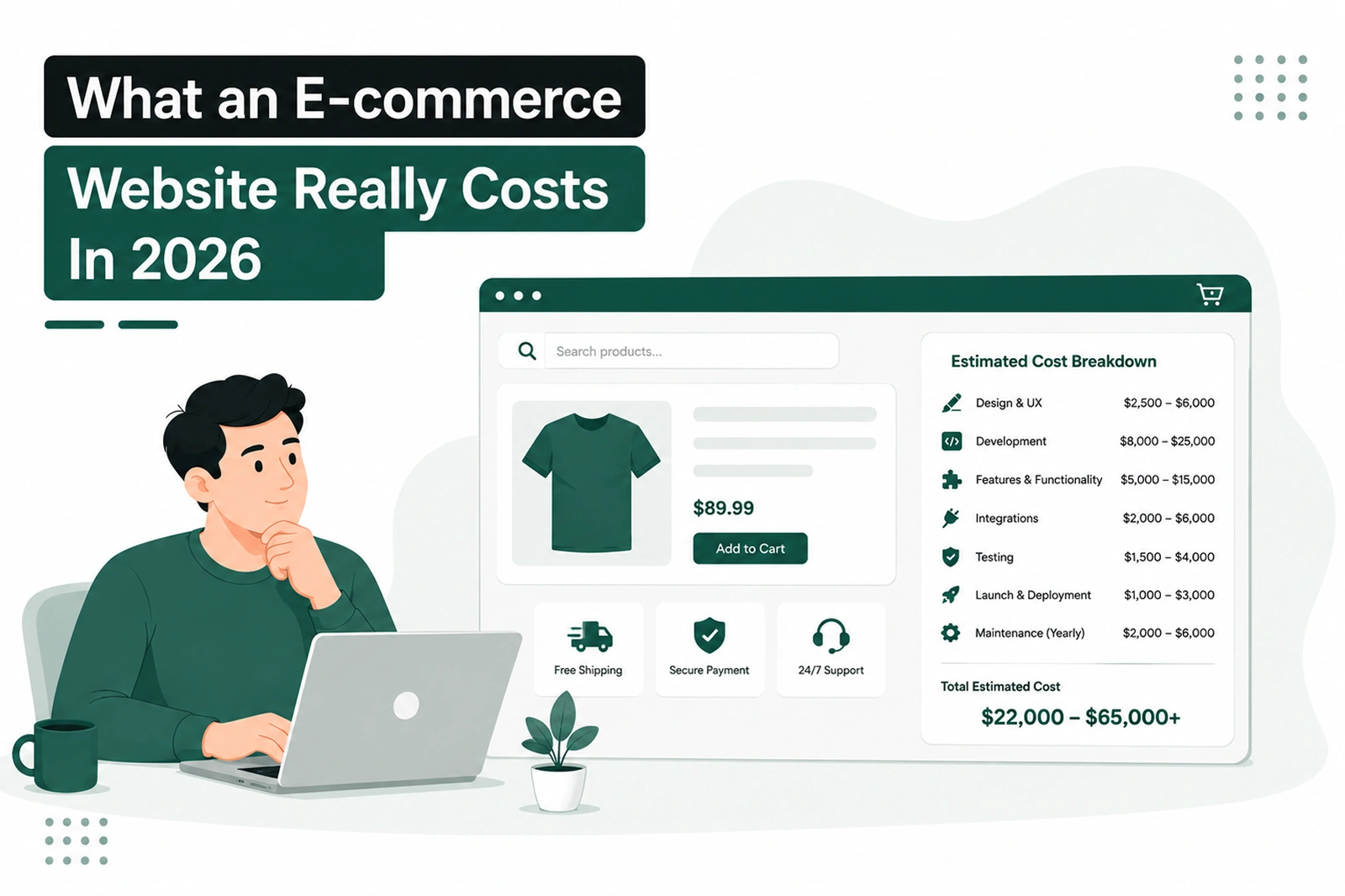 What an E-commerce Website Really Costs in 2026