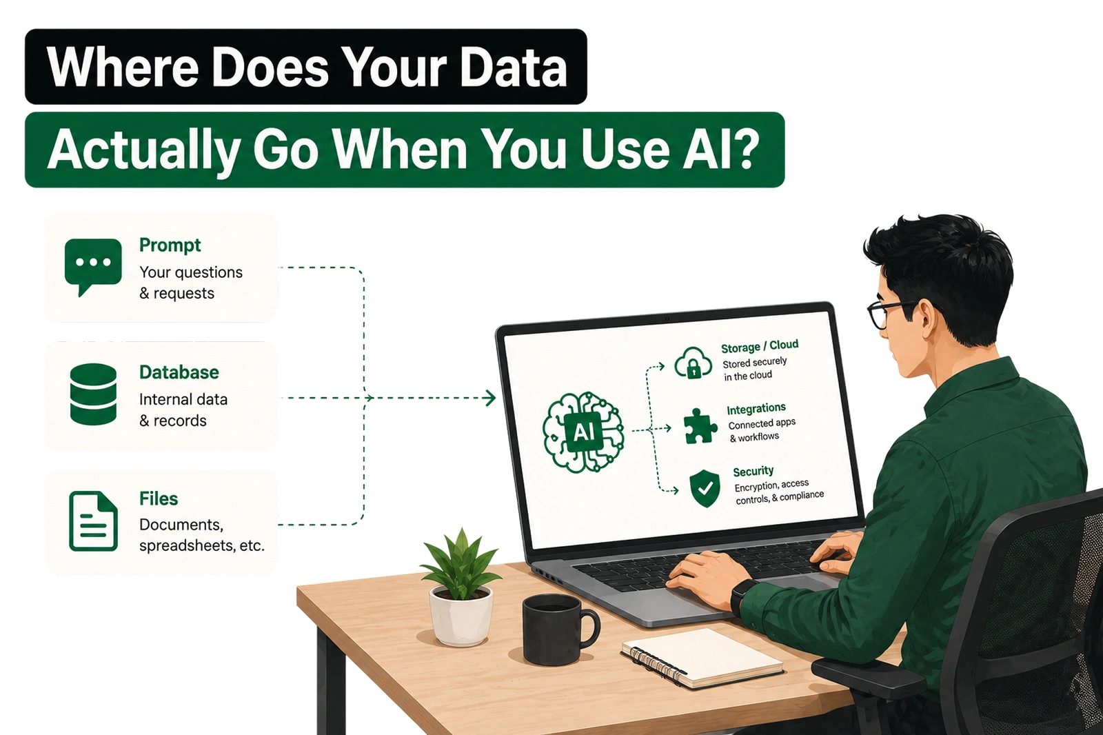 Where Does Your Data Actually Go When You Use AI? - Shanti Infosoft 2026