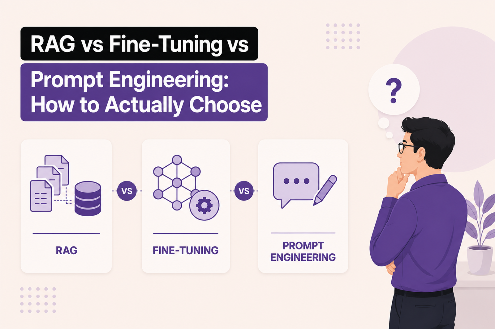 RAG vs Fine-Tuning vs Prompt Engineering: How to Actually Choose - Shanti Infosoft 2026