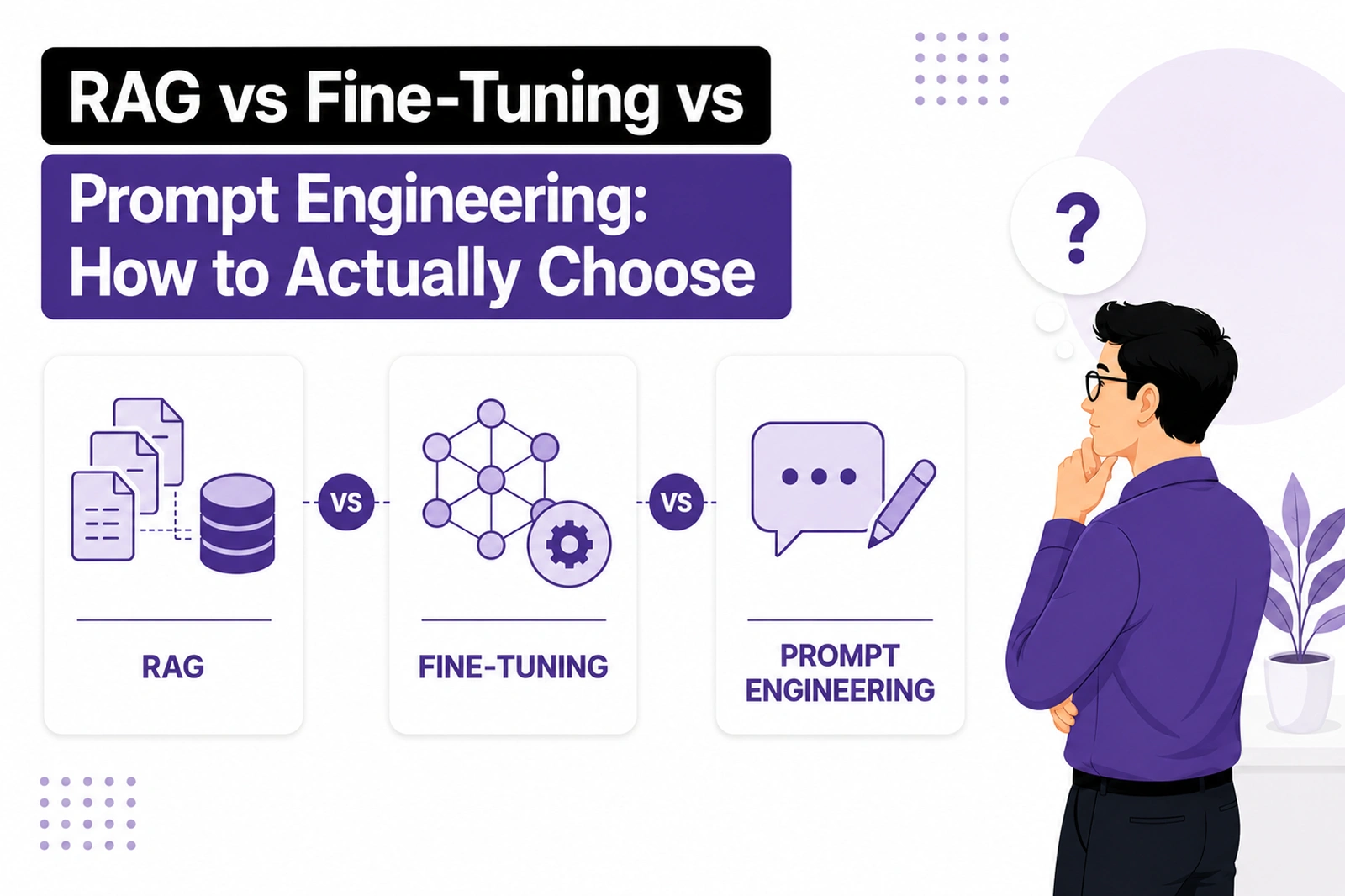 RAG vs Fine-Tuning vs Prompt Engineering: How to Actually Choose - Shanti Infosoft 2026