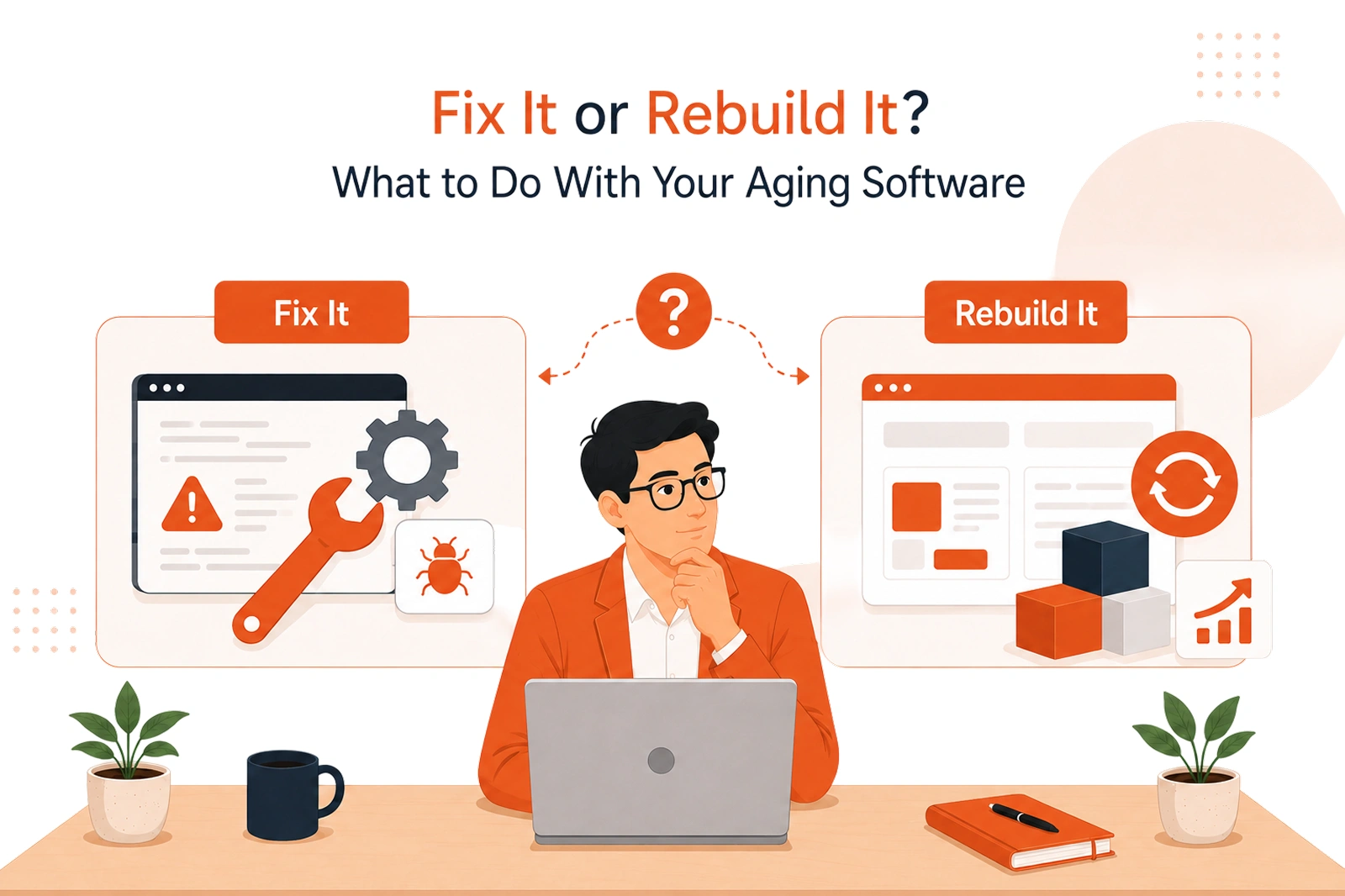 Fix It or Rebuild It? What to Do With Your Aging Software - Shanti Infosoft 2026