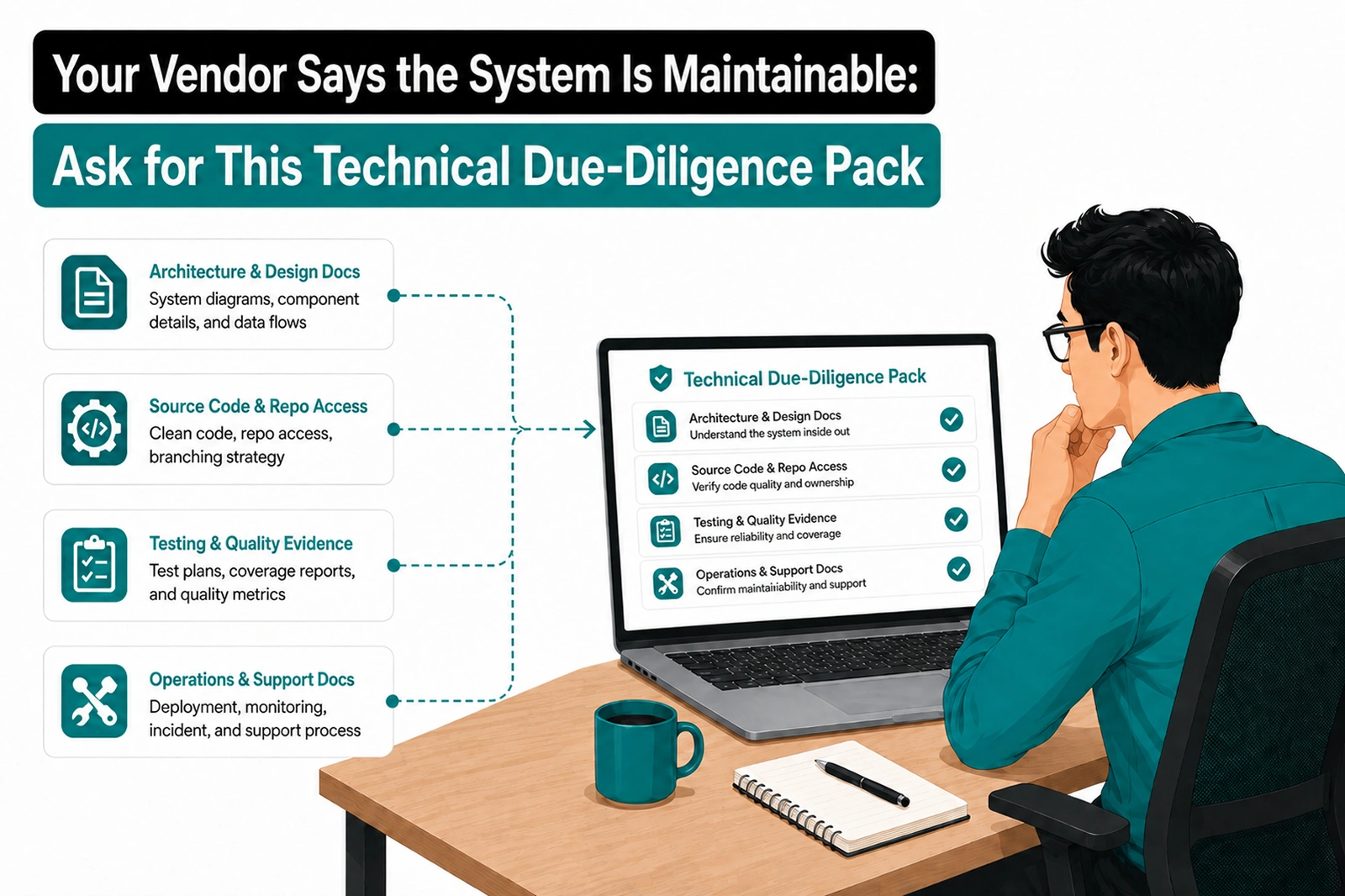 Your Vendor Says the System Is Maintainable: Ask for This Technical Due-Diligence Pack