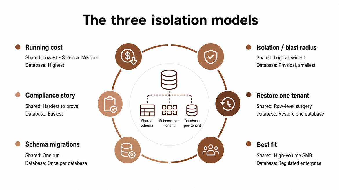The three isolation models